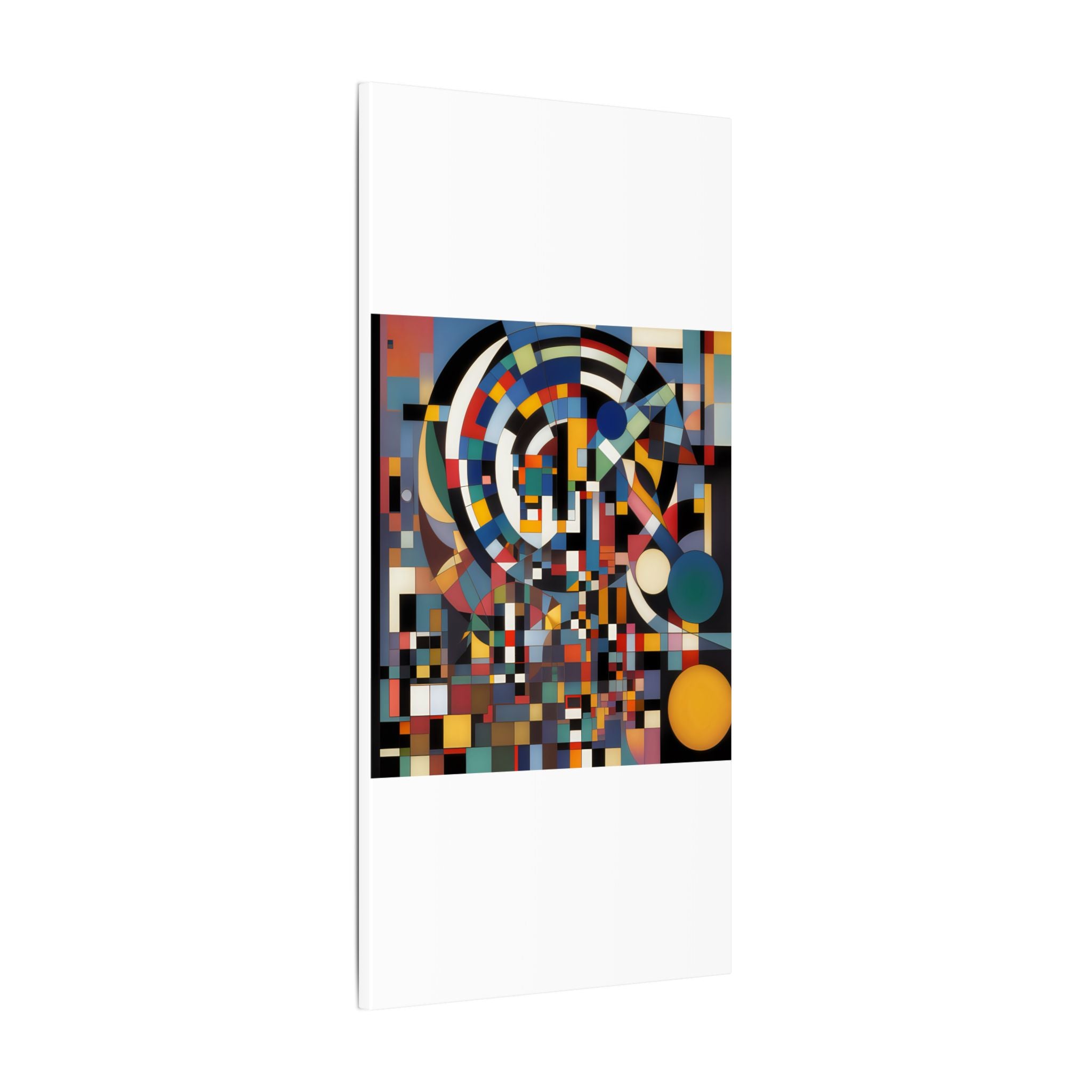 Abstract Reverie #9 gallery-wrapped canvas print â€” color wave abstract in indigo and rose, JB Studio â€” view 164