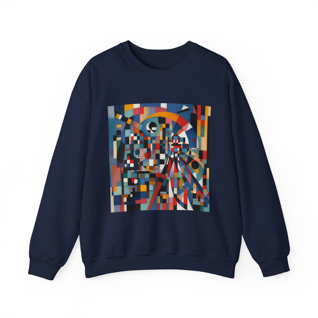 Abstract Reverie Sweatshirt by JB Studio â€” close-up detail of artwork