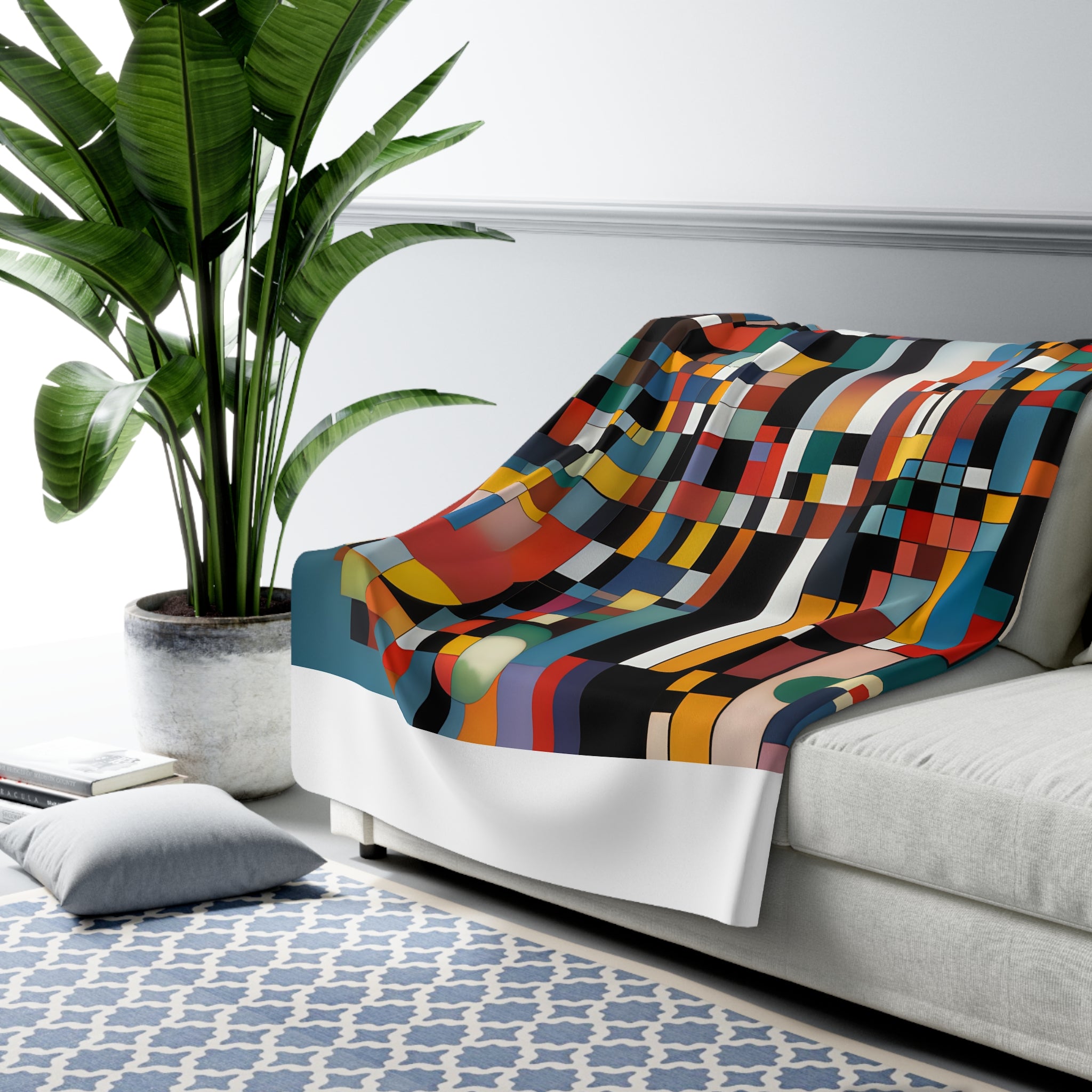 Abstract Reverie Fleece Blanket by JB Studio â€” view 8