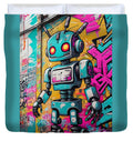 Circuit Splendor Duvet Cover by JB Studio â€” main product image