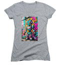 Circuit Splendor Women's V-Neck T-Shirt by JB Studio â€” main product image
