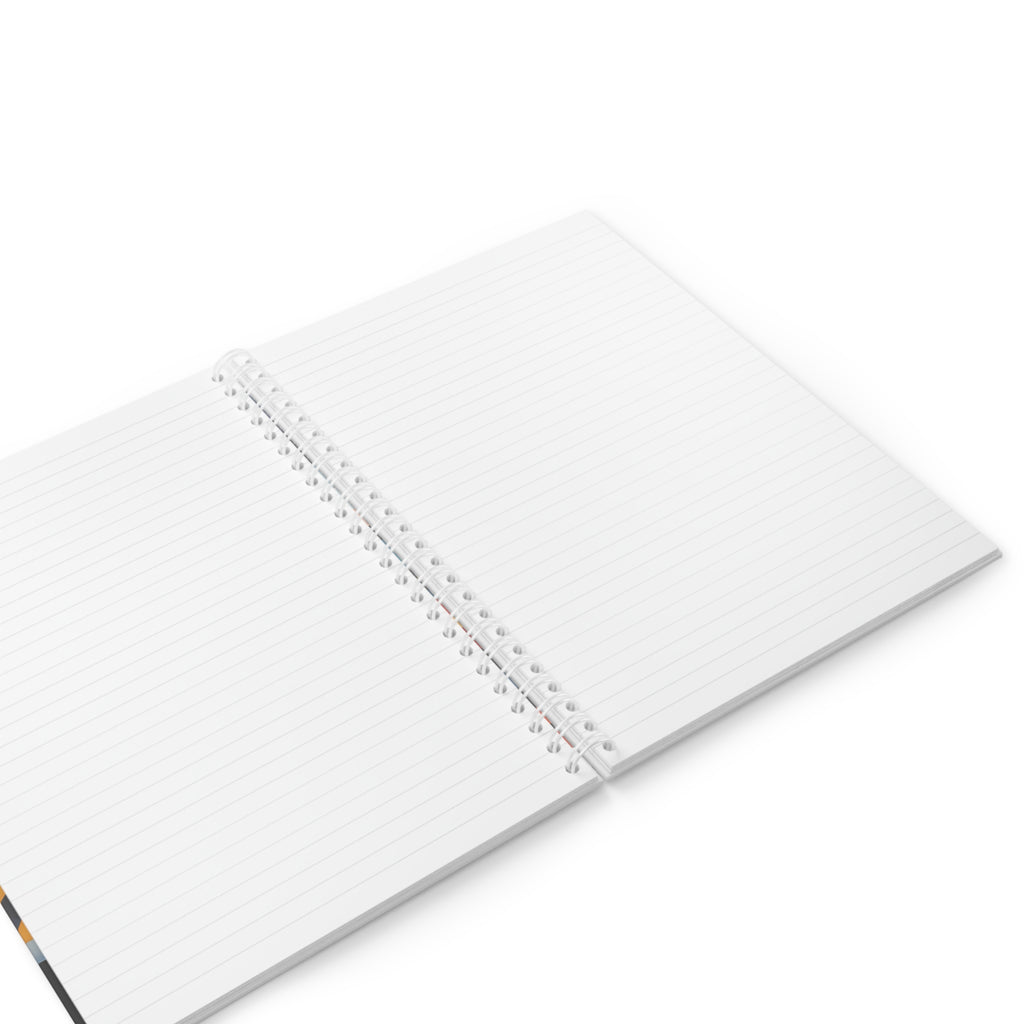 Abstract Reverie Spiral Notebook by JB Studio â€” close-up detail of artwork