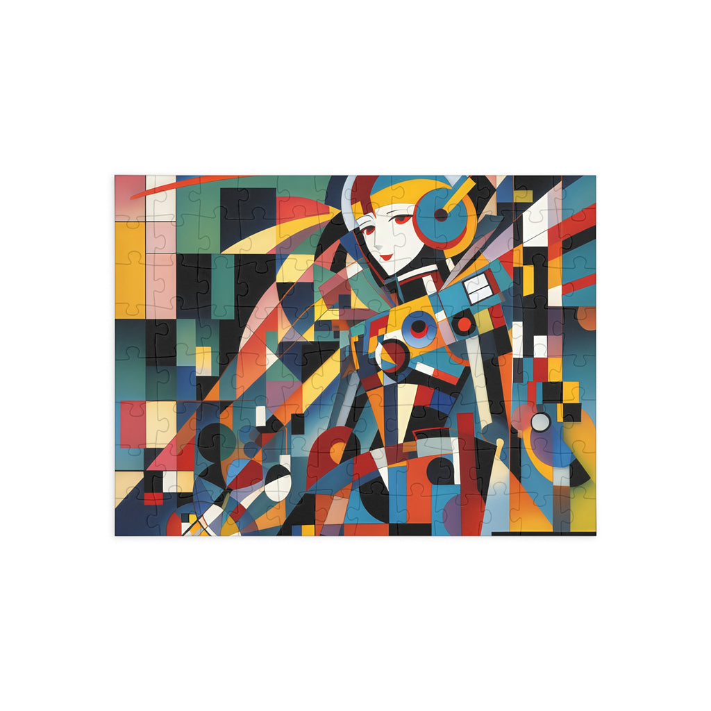 Abstract Reverie Jigsaw Puzzle by JB Studio â€” lifestyle in-room view