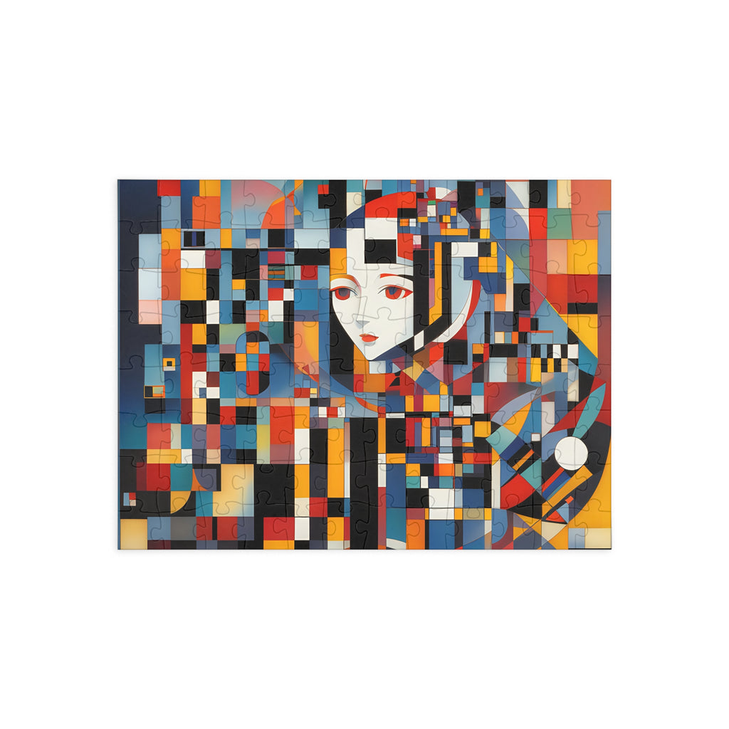 Abstract Reverie Jigsaw Puzzle by JB Studio â€” lifestyle in-room view