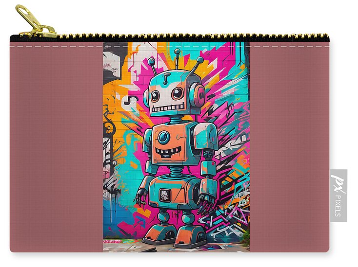 Circuit Splendor Zip Pouch by JB Studio â€” main product image