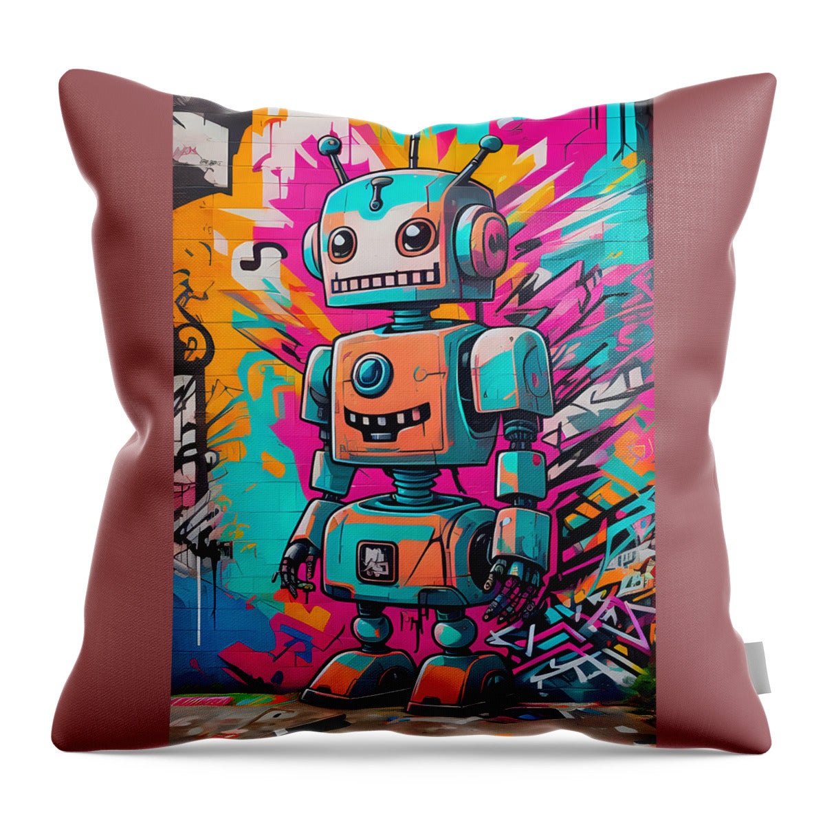 Circuit Splendor Throw Pillow by JB Studio â€” main product image