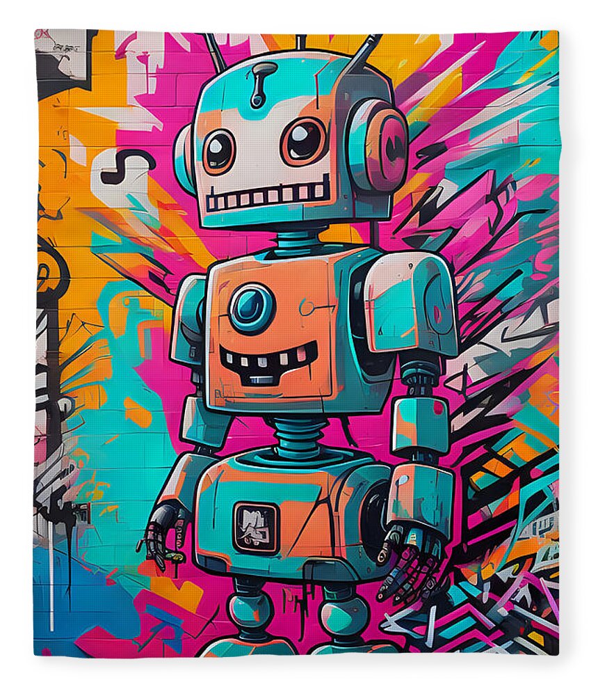 Circuit Splendor Throw Blanket by JB Studio â€” main product image