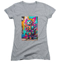 Circuit Splendor Women's V-Neck T-Shirt by JB Studio â€” main product image