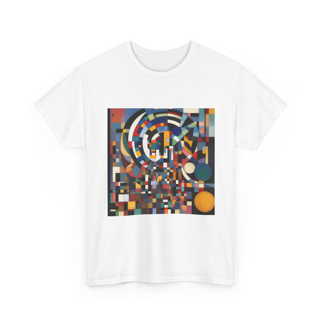 Abstract Reverie #9 graphic tee â€” color-saturated abstract swirl print on unisex cotton, JB Studio â€” view 12