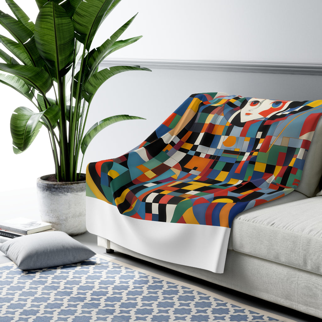 Abstract Reverie Fleece Blanket by JB Studio â€” view 8