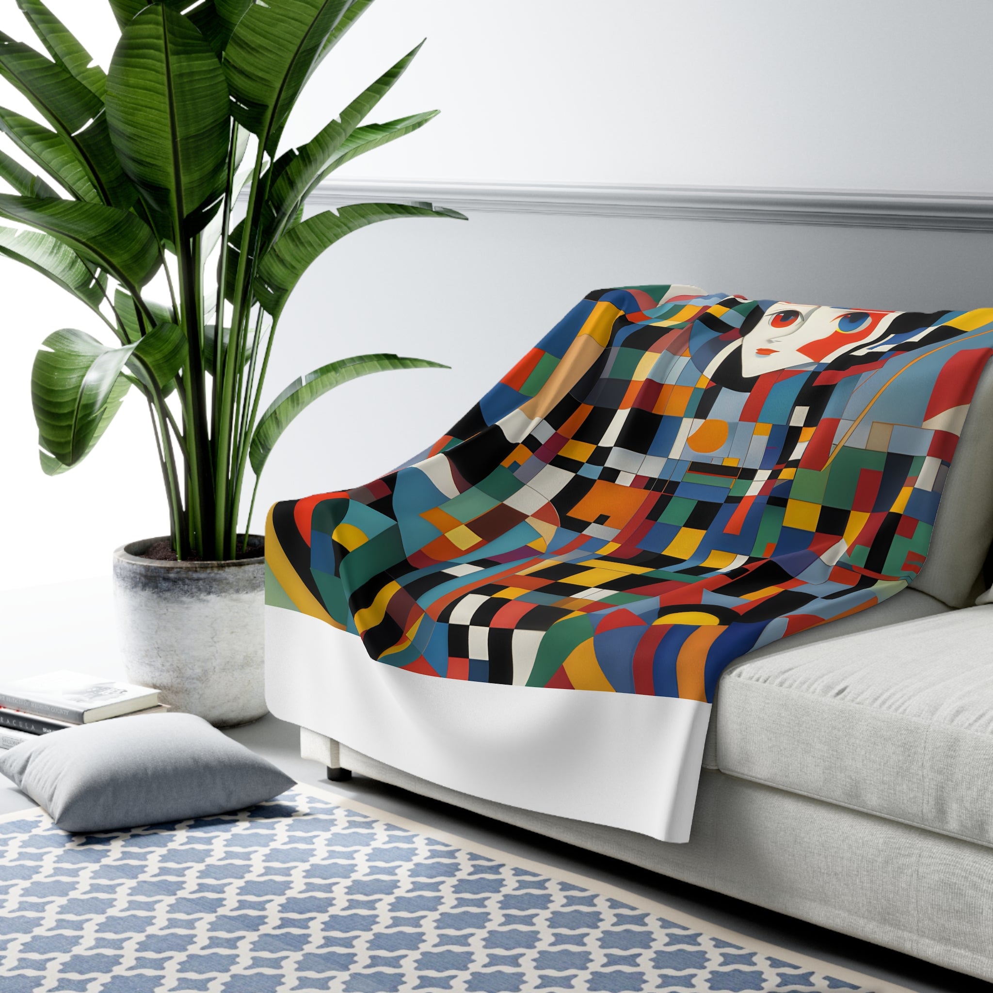 Abstract Reverie Fleece Blanket by JB Studio â€” view 8