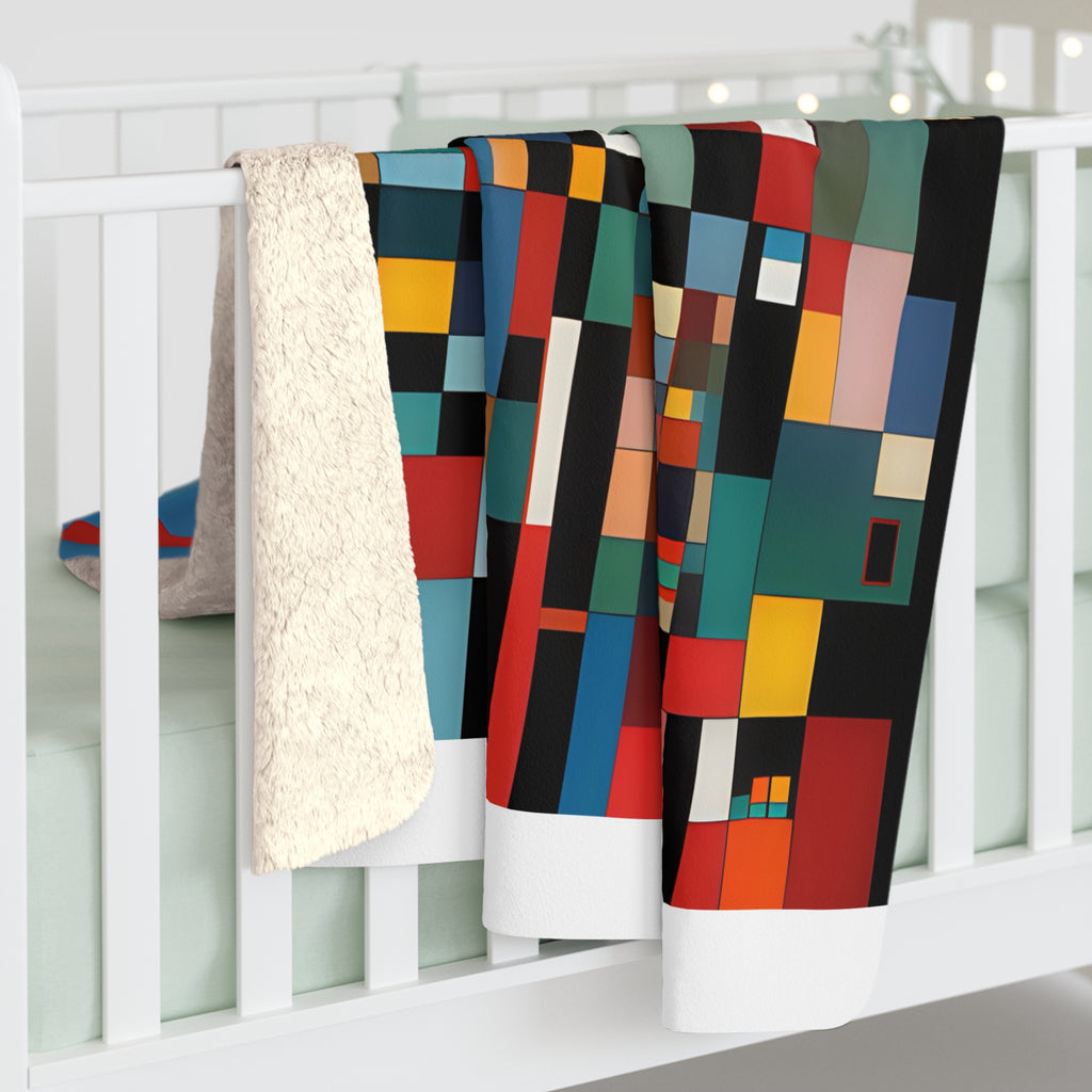 Abstract Reverie Fleece Blanket by JB Studio â€” view 6