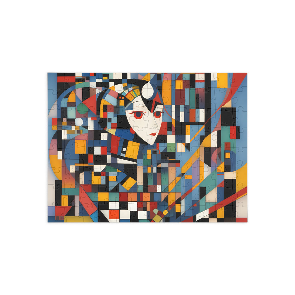 Abstract Reverie Jigsaw Puzzle by JB Studio â€” lifestyle in-room view