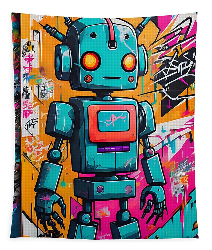 Circuit Splendor Wall Tapestry by JB Studio â€” main product image