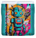 Circuit Splendor Duvet Cover by JB Studio â€” main product image