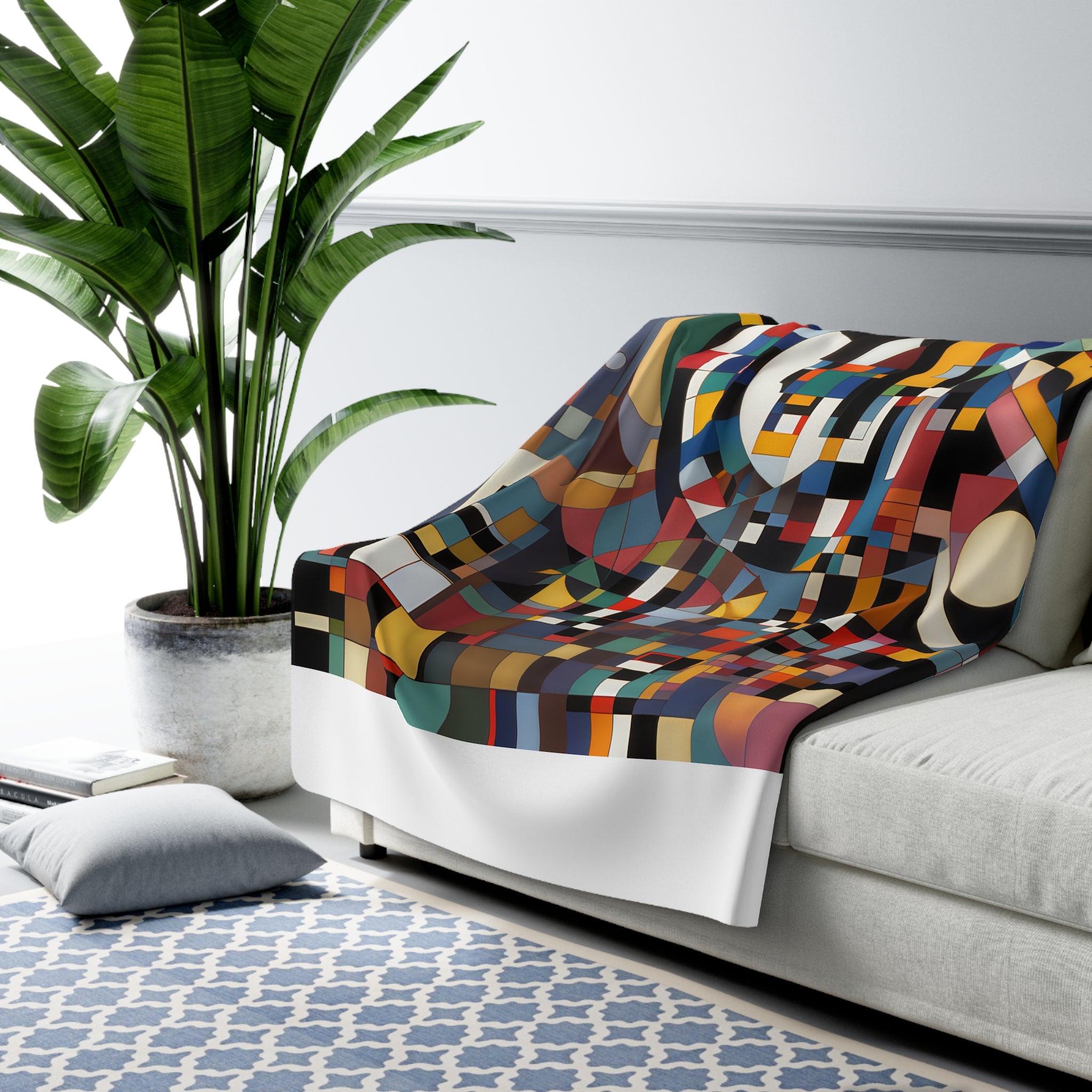 Abstract Reverie Fleece Blanket by JB Studio â€” view 8