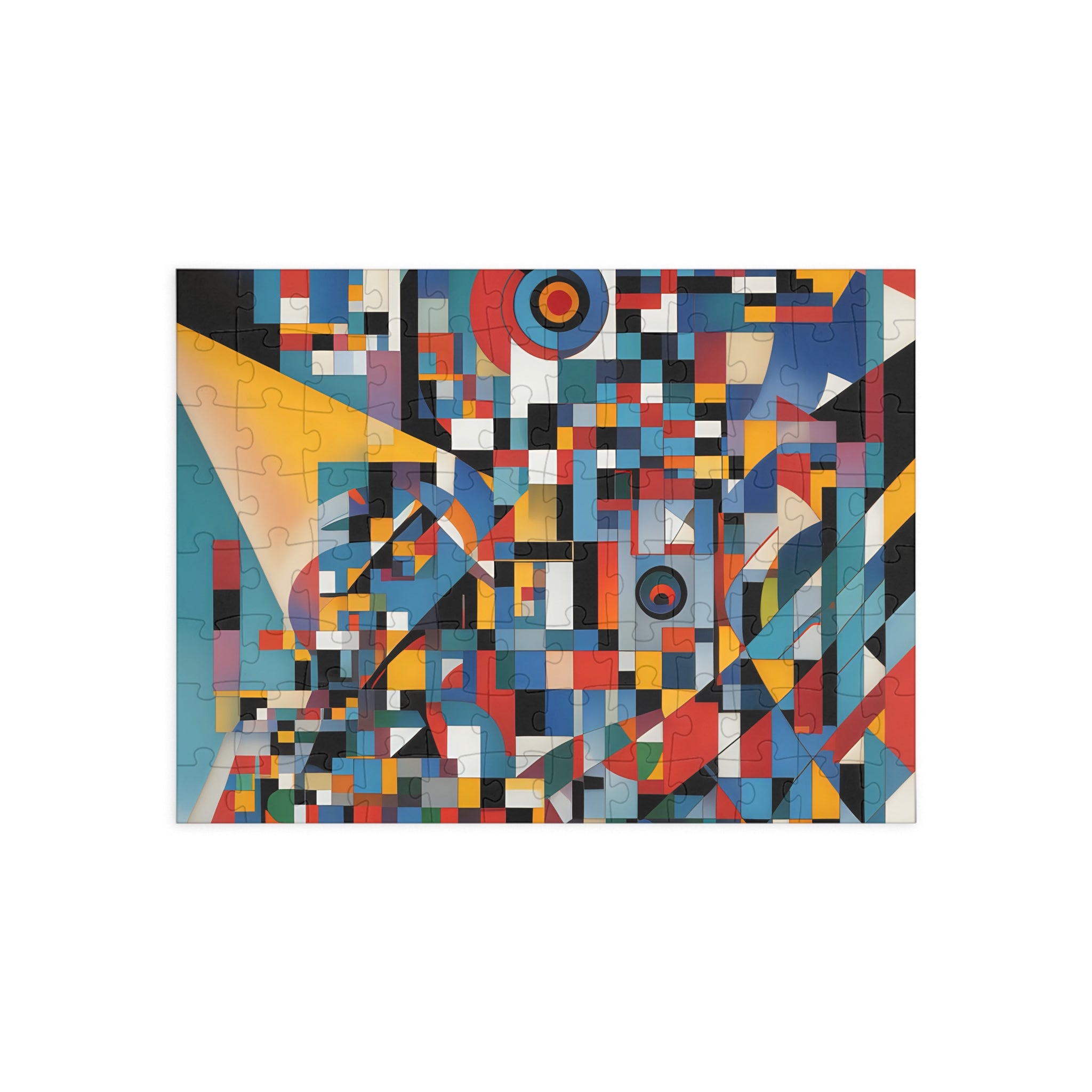Abstract Reverie Jigsaw Puzzle by JB Studio â€” lifestyle in-room view