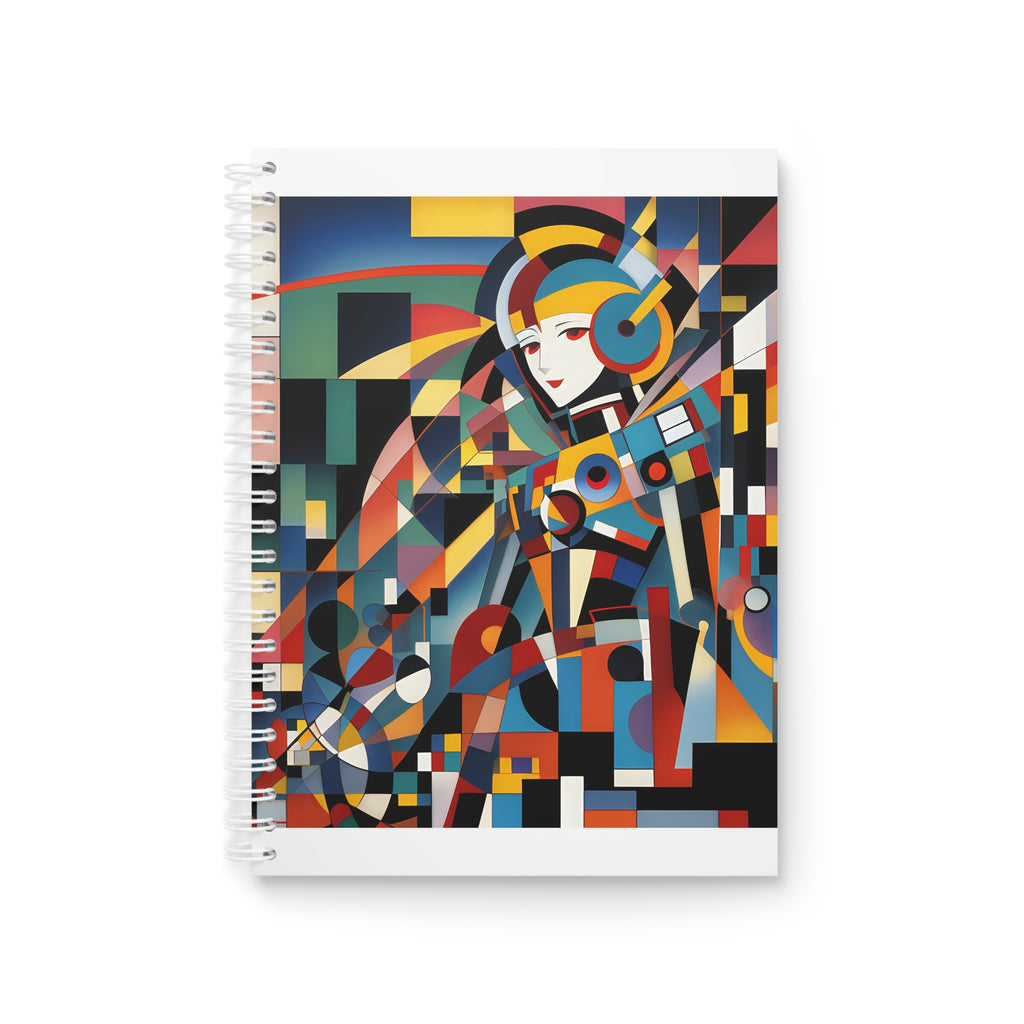 Abstract Reverie Spiral Notebook by JB Studio â€” main product image