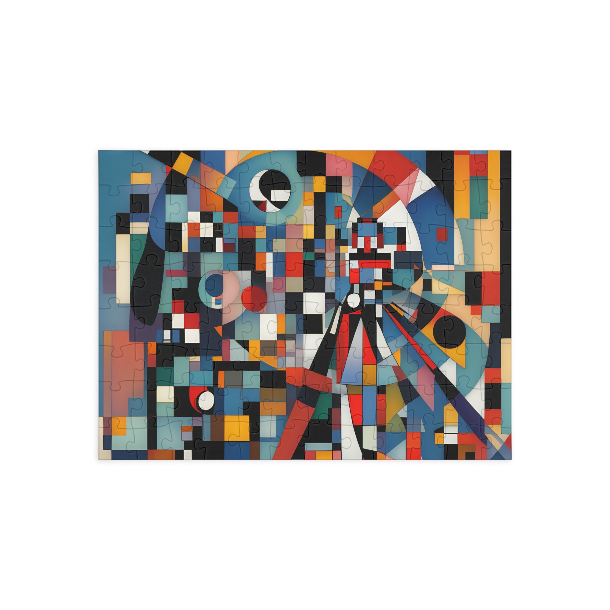 Abstract Reverie Jigsaw Puzzle by JB Studio â€” lifestyle in-room view