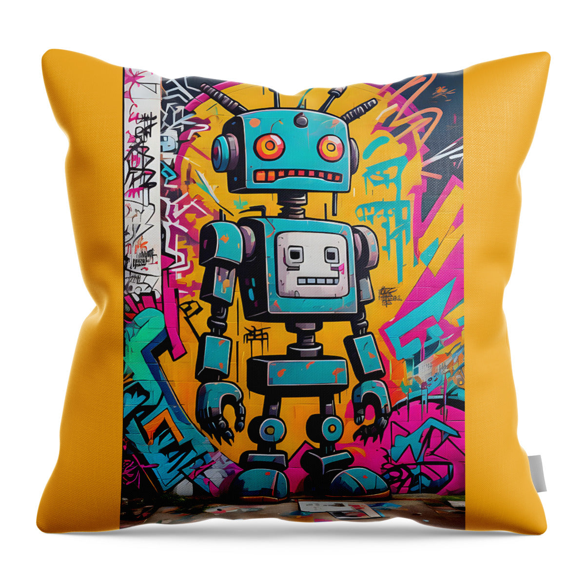 Circuit Splendor Throw Pillow by JB Studio â€” main product image