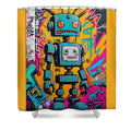Circuit Splendor Shower Curtain by JB Studio â€” main product image