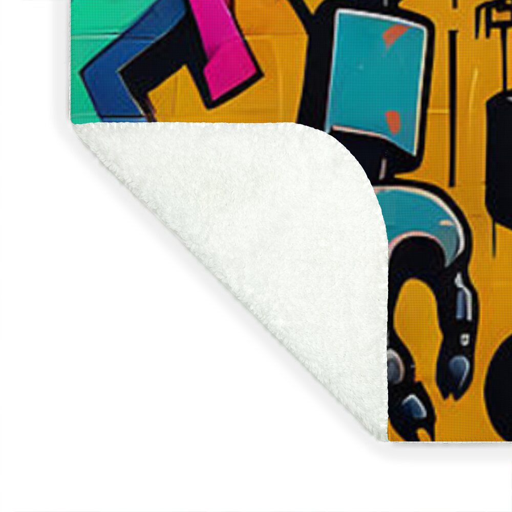 Circuit Splendor Throw Blanket by JB Studio â€” view 7