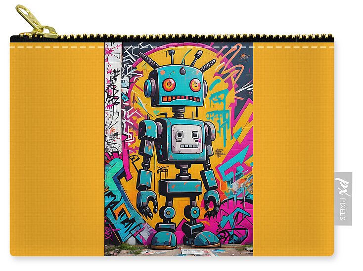 Circuit Splendor Zip Pouch by JB Studio â€” main product image