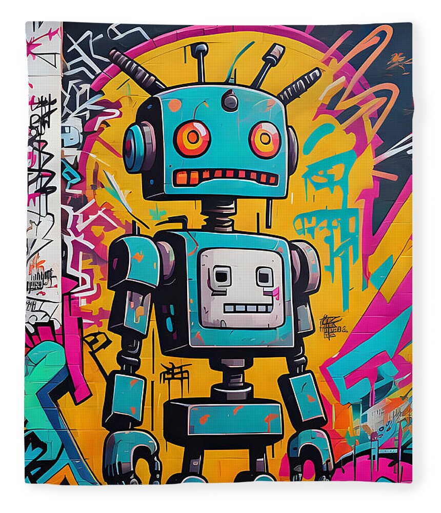 Circuit Splendor Throw Blanket by JB Studio â€” main product image