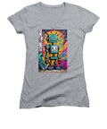 Circuit Splendor Women's V-Neck T-Shirt by JB Studio â€” main product image