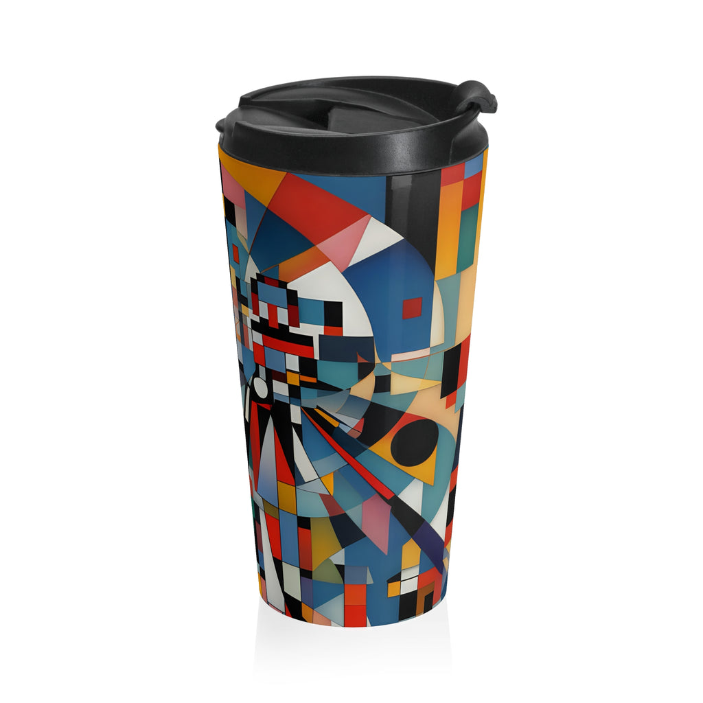 Abstract Reverie Mug by JB Studio â€” close-up detail of artwork