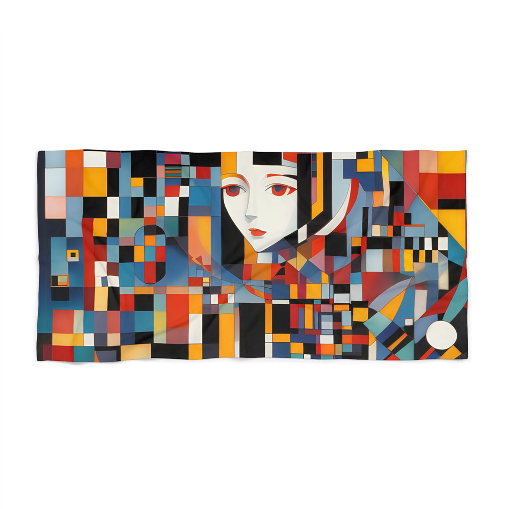 Abstract Reverie Beach Towel by JB Studio â€” main product image