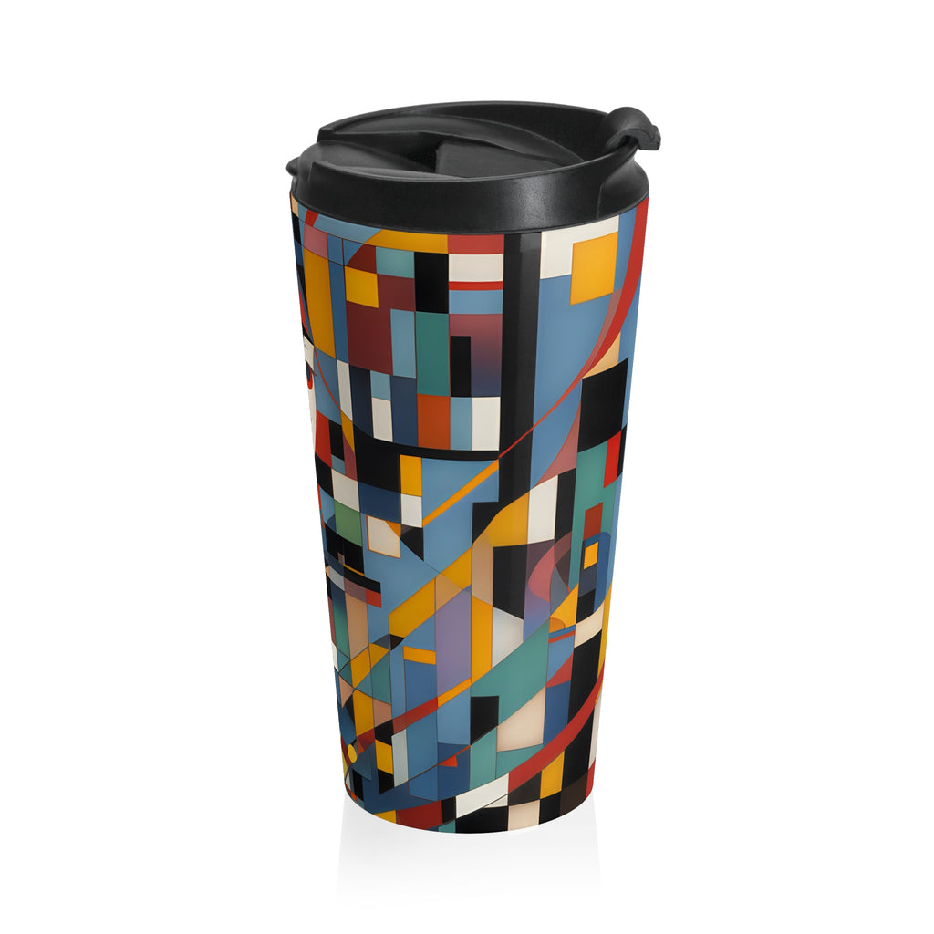 Abstract Reverie Mug by JB Studio â€” close-up detail of artwork