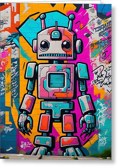 Circuit Splendor Greeting Card by JB Studio â€” main product image