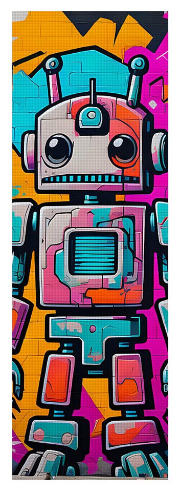 Circuit Splendor Yoga Mat by JB Studio â€” alternate angle view