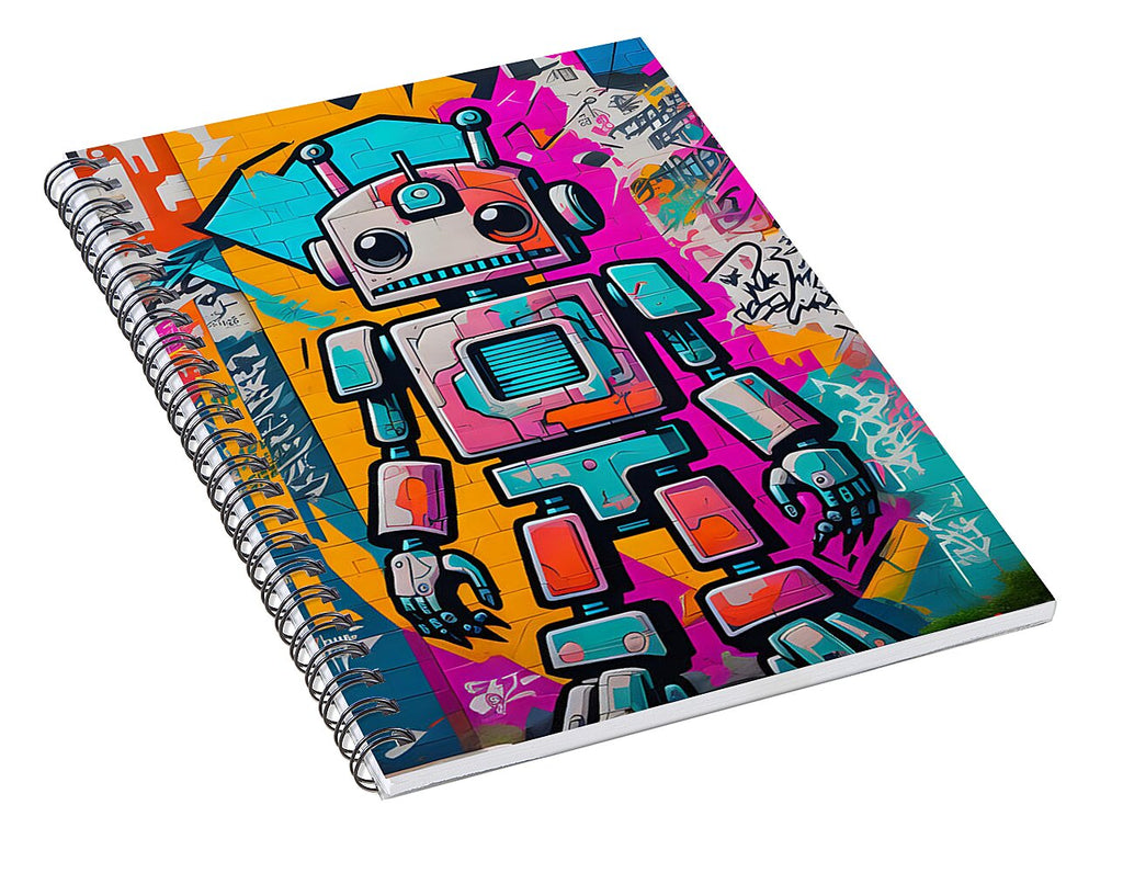 Circuit Splendor Spiral Notebook by JB Studio â€” alternate angle view