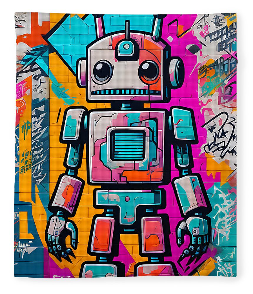 Circuit Splendor Throw Blanket by JB Studio â€” main product image