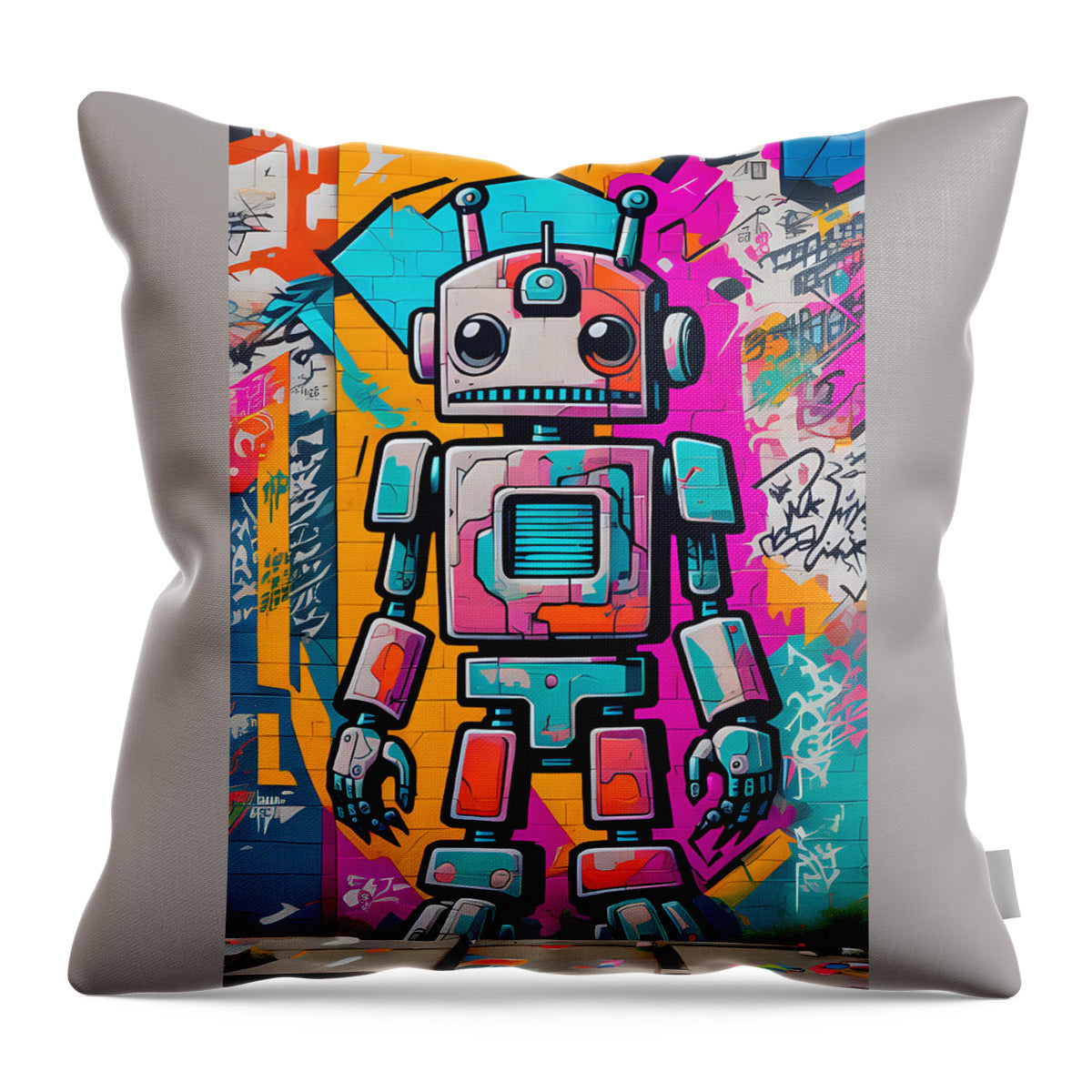 Circuit Splendor Throw Pillow by JB Studio â€” main product image