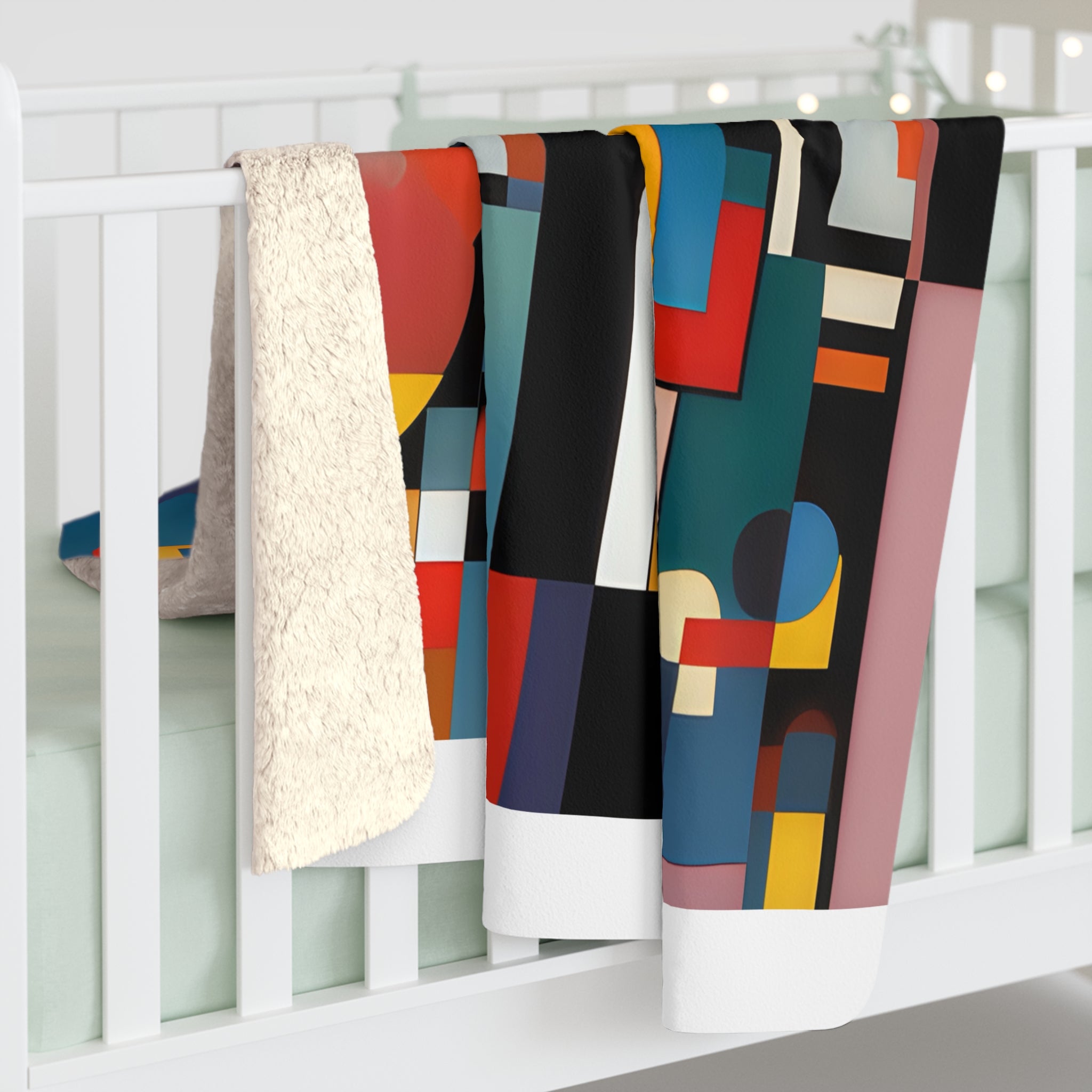 Abstract Reverie Fleece Blanket by JB Studio â€” view 6