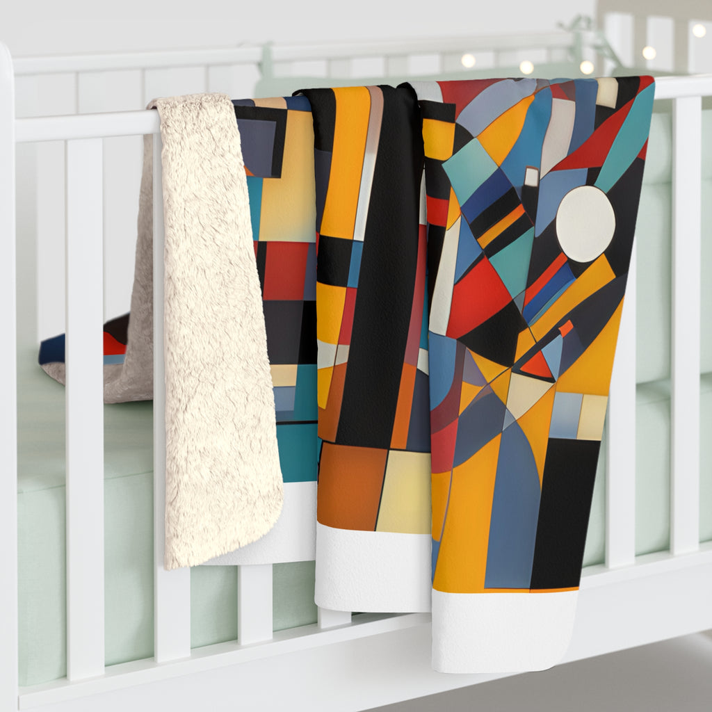 Abstract Reverie Fleece Blanket by JB Studio â€” view 6