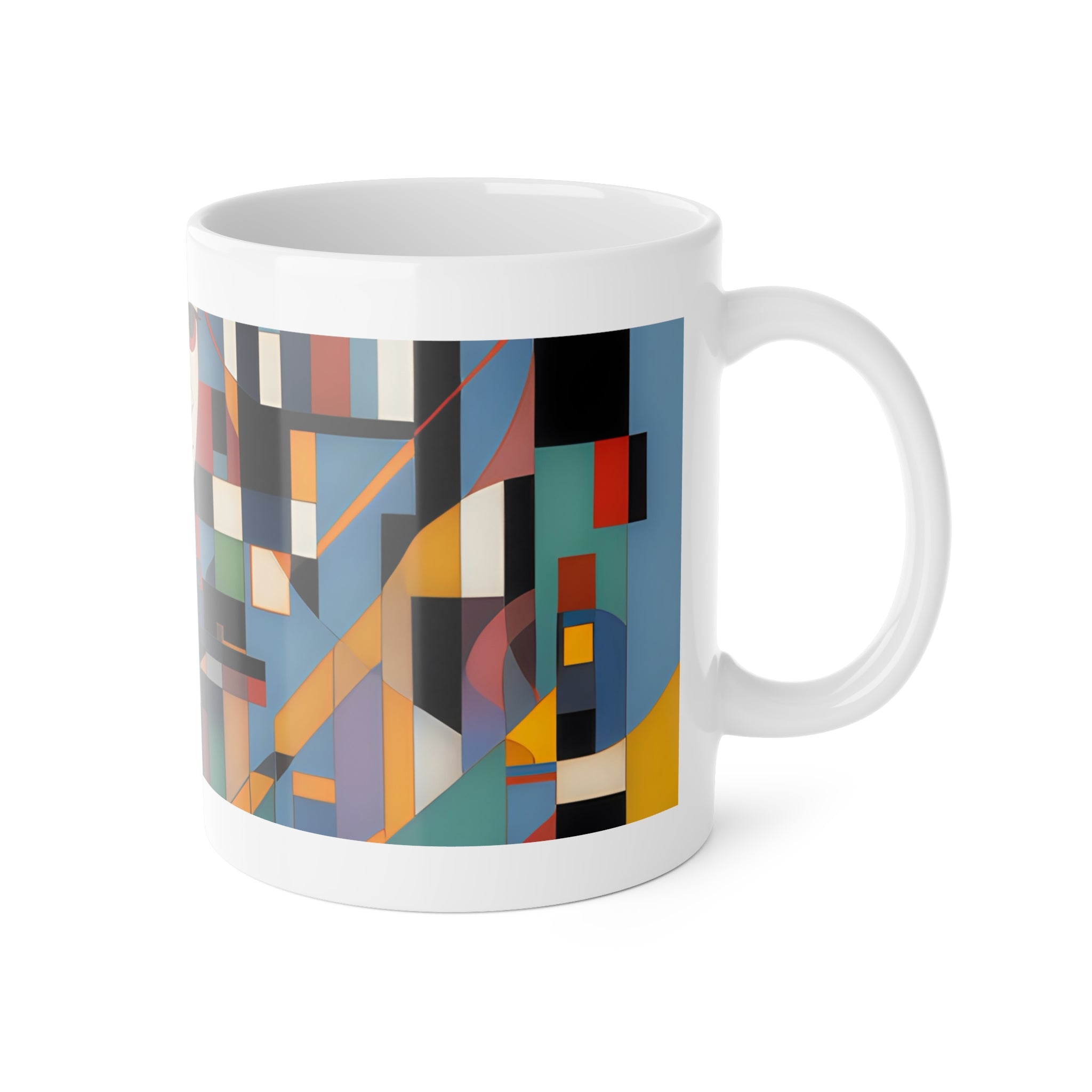 Abstract Reverie Mug by JB Studio â€” close-up detail of artwork