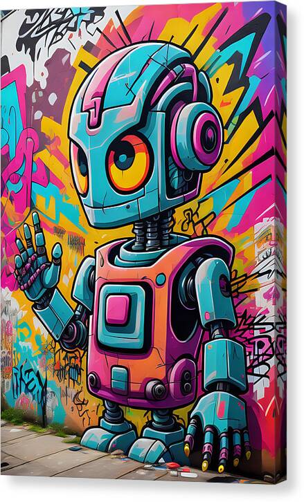 Circuit Splendor Canvas Print by JB Studio â€” main product image