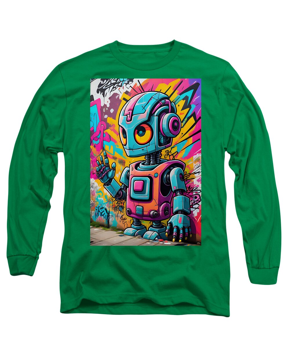 Circuit Splendor Long Sleeve T-Shirt by JB Studio â€” view 6