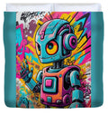 Circuit Splendor Duvet Cover by JB Studio â€” main product image