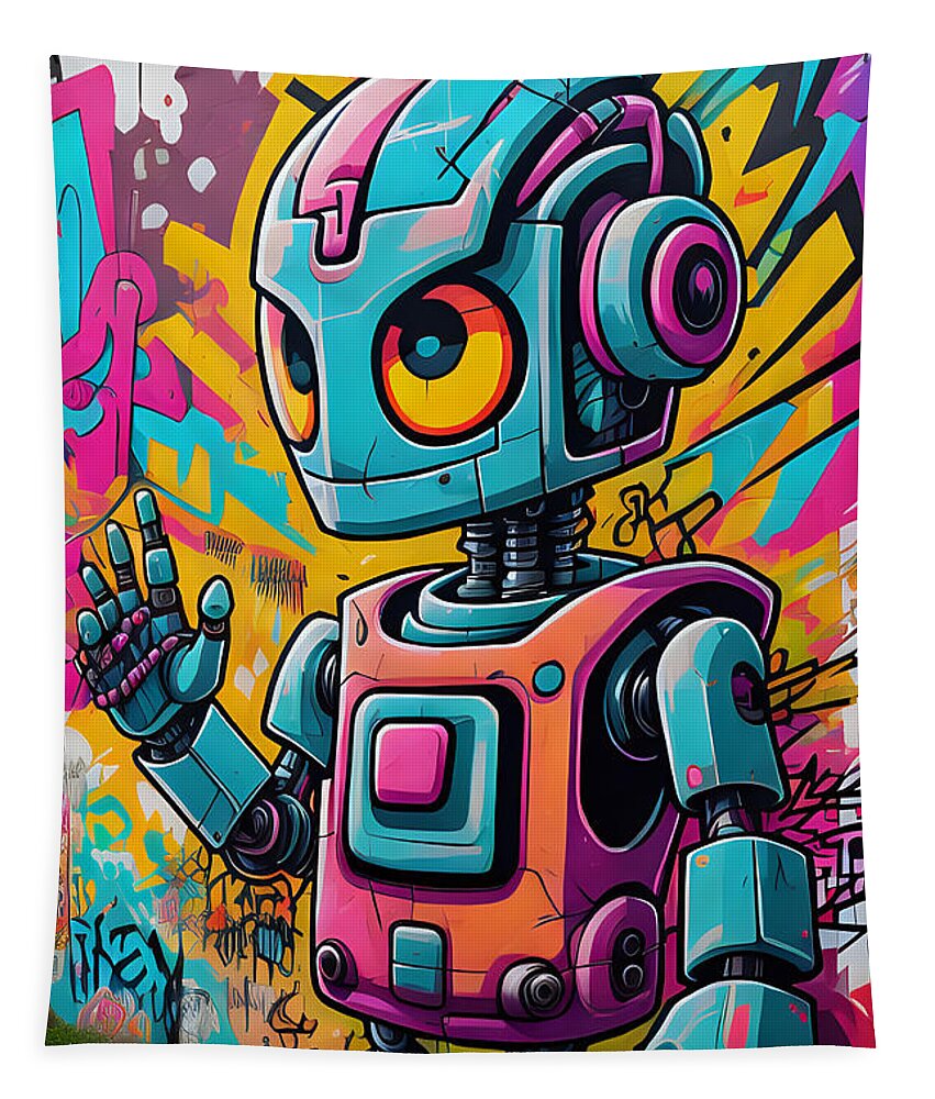 Circuit Splendor Wall Tapestry by JB Studio â€” main product image