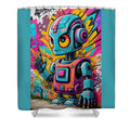 Circuit Splendor Shower Curtain by JB Studio â€” main product image