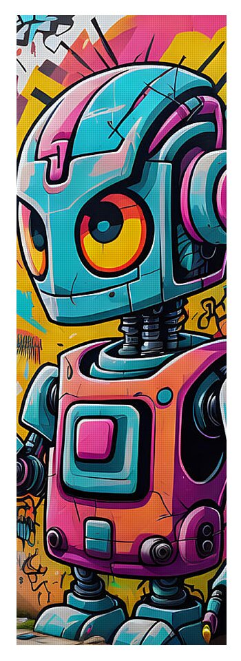 Circuit Splendor Yoga Mat by JB Studio â€” alternate angle view
