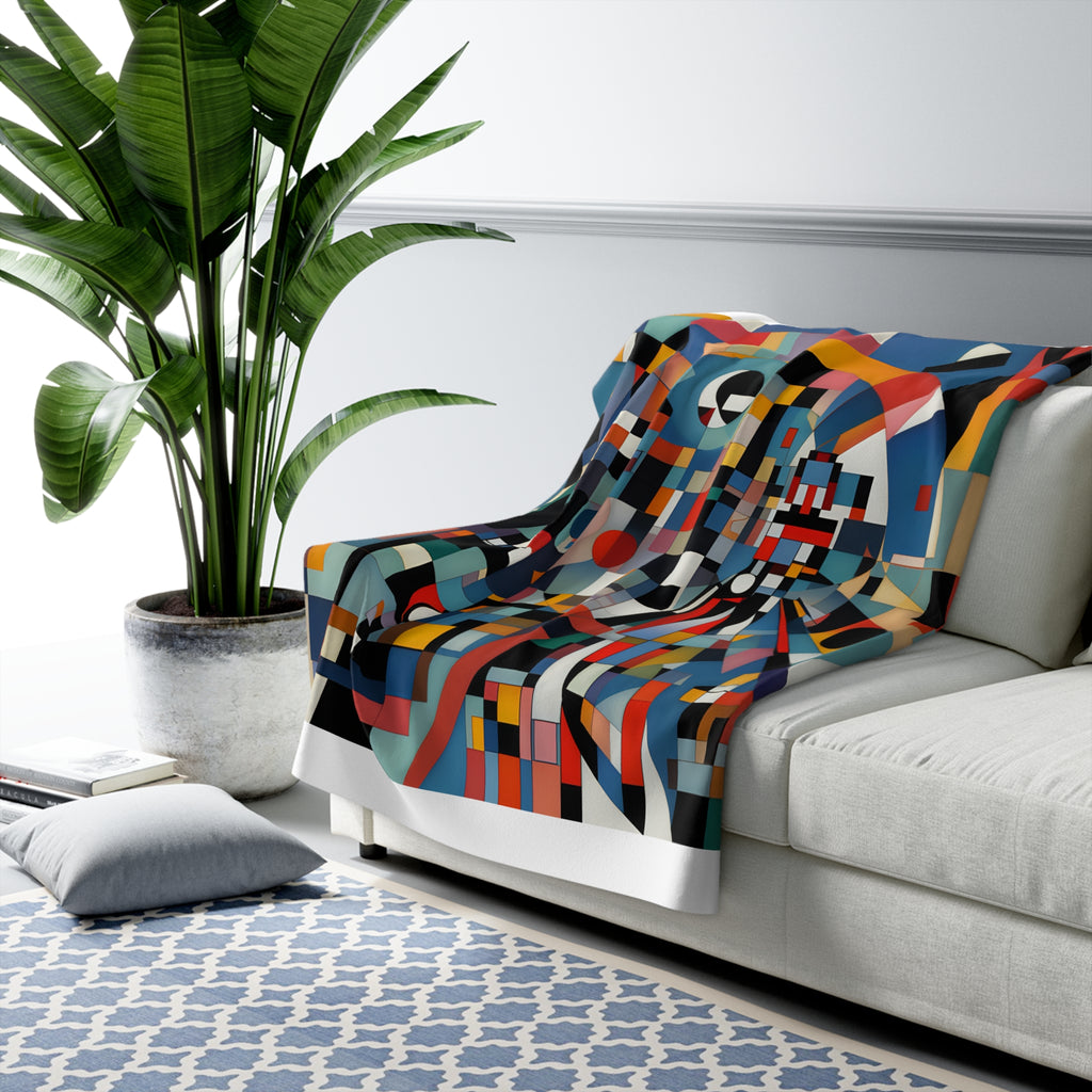 Abstract Reverie Fleece Blanket by JB Studio â€” view 5
