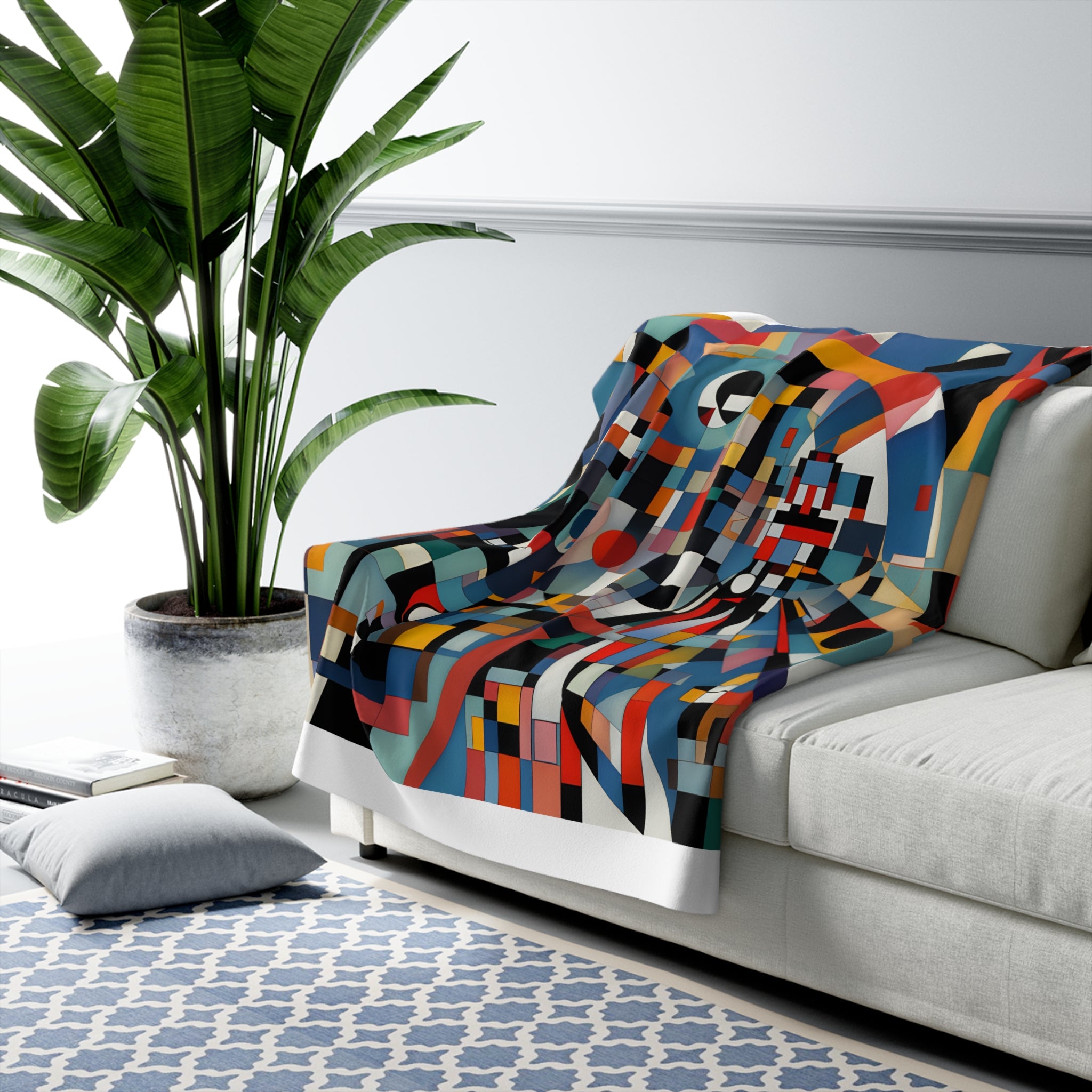 Abstract Reverie Fleece Blanket by JB Studio â€” view 5