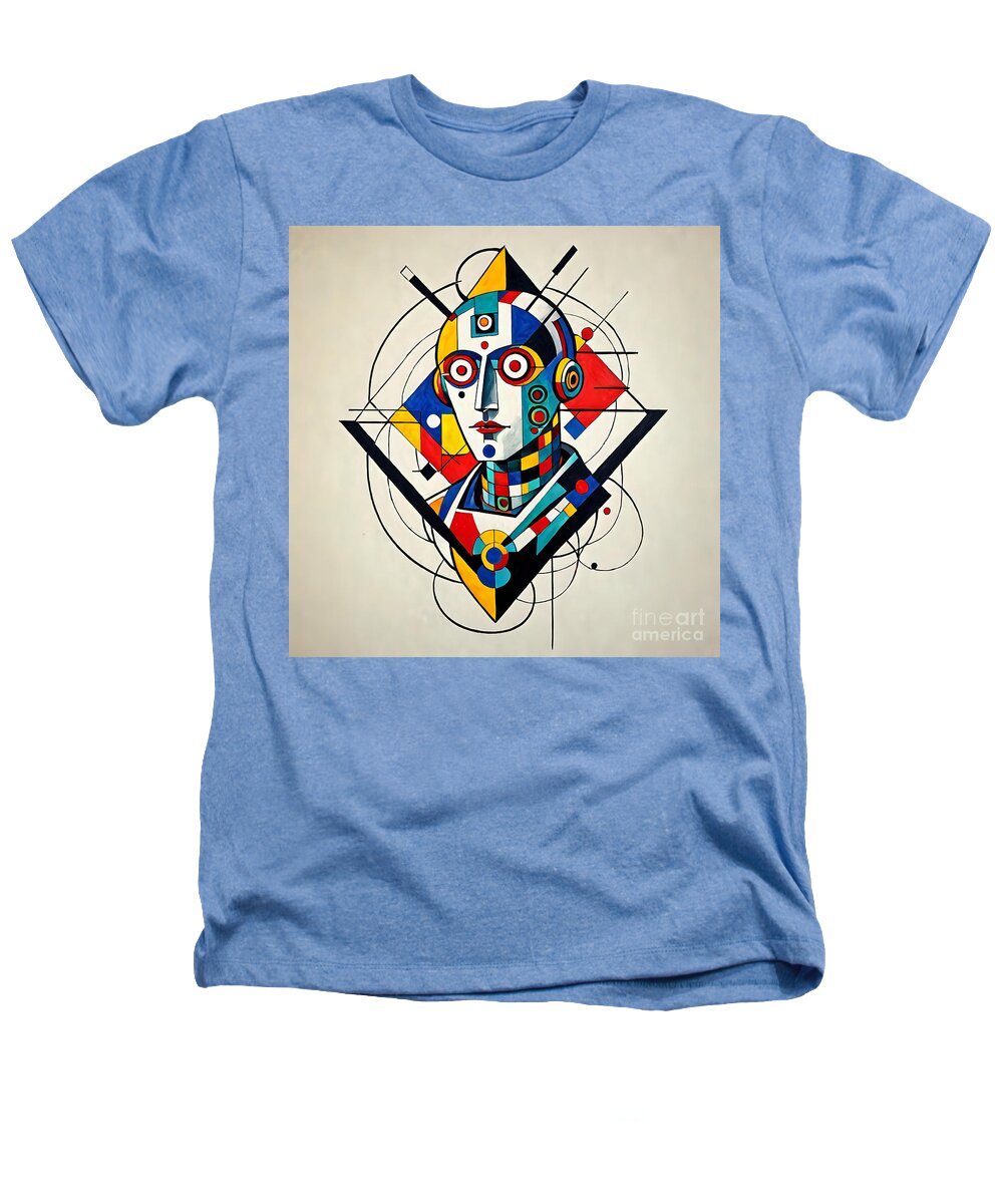 Abstract Synthesis Heather T-Shirt by JB Studio â€” main product image