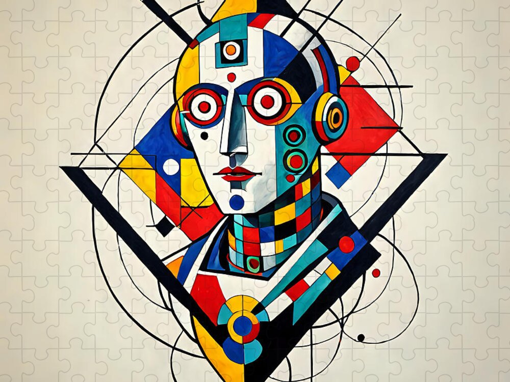 Abstract Synthesis Jigsaw Puzzle by JB Studio â€” main product image